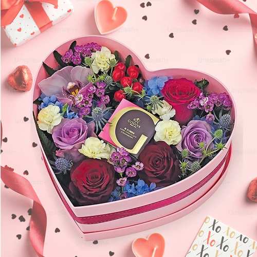 Colorful And Elegant Floral Arrangement
