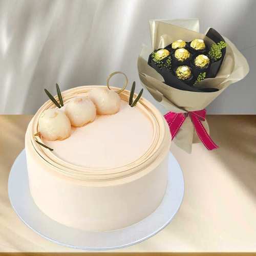 Martini Birthday Cake And Ferrero