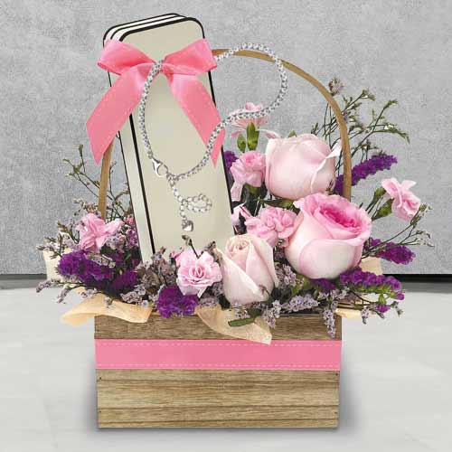 Jewelry Gift And Floral Arrangemet