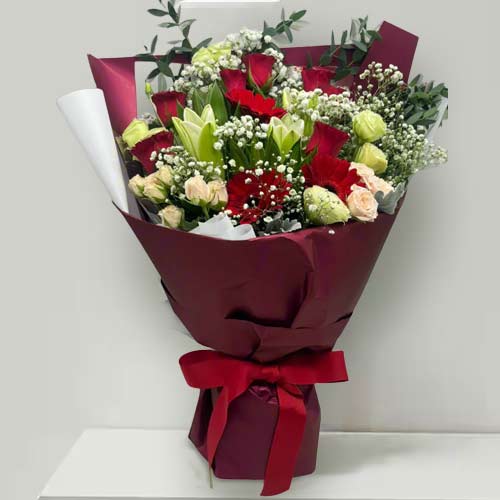 Pure Elegance Bouquet For Mom