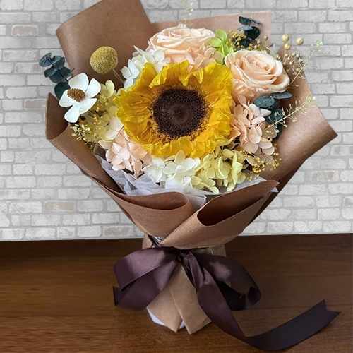 Sunset Harmony Preserved Blooms