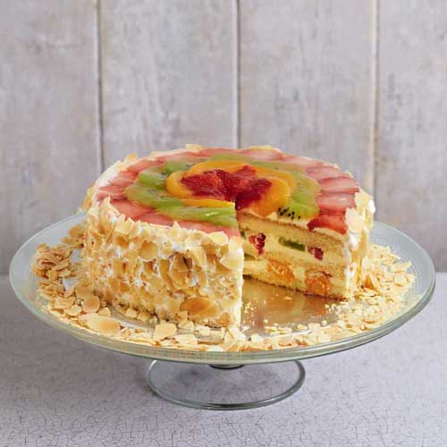 Mixed Fresh Fruit Cake