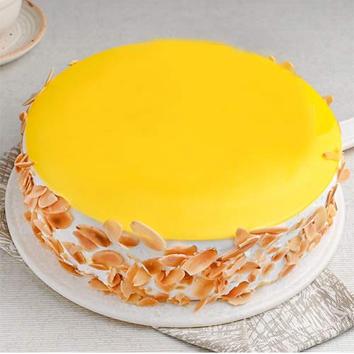 Eggless Mango Splash Cake